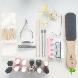 manicure and pedicure caddy
